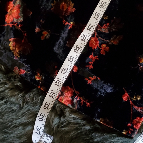 Loft Velvet Floral Dress - Picture 8 of 8